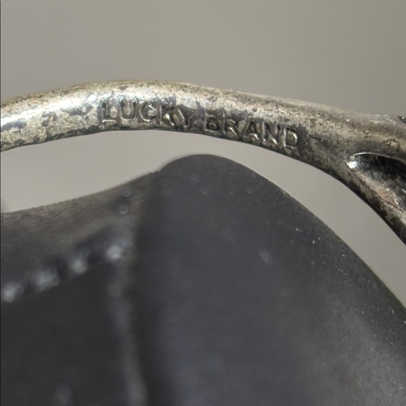 Lucky Brand Silver-Tone Cuff Bracelet Boho - Picture 5 of 6